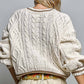 The Cable Knit Crewneck