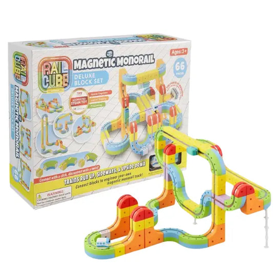 Rail Cube Magnetic Monorail Deluxe Set - magnetic monorail