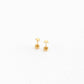 Mini Star Stud Earrings - Hypoallergenic, Flat Back, Girl
