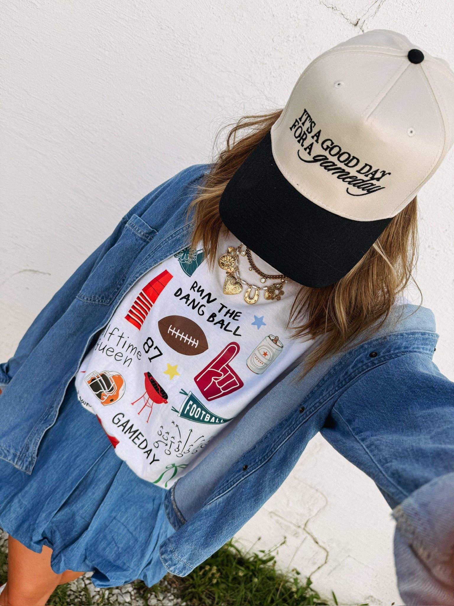 Run the Dang Ball Graphic Tee - Baby Sweet Pea's Boutique