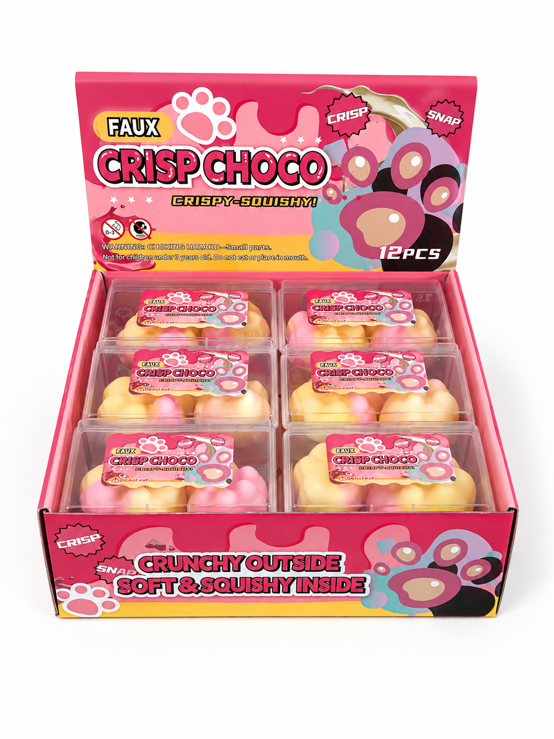 Crisp Choco Crunchy Paw Squishy MSCC3