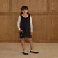 V-Neck Overall Dress || Washed Black - Rylee and Cru