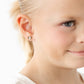 Dog Stud Earrings - Hypoallergenic, Flat Back, Girl Gift: Pair