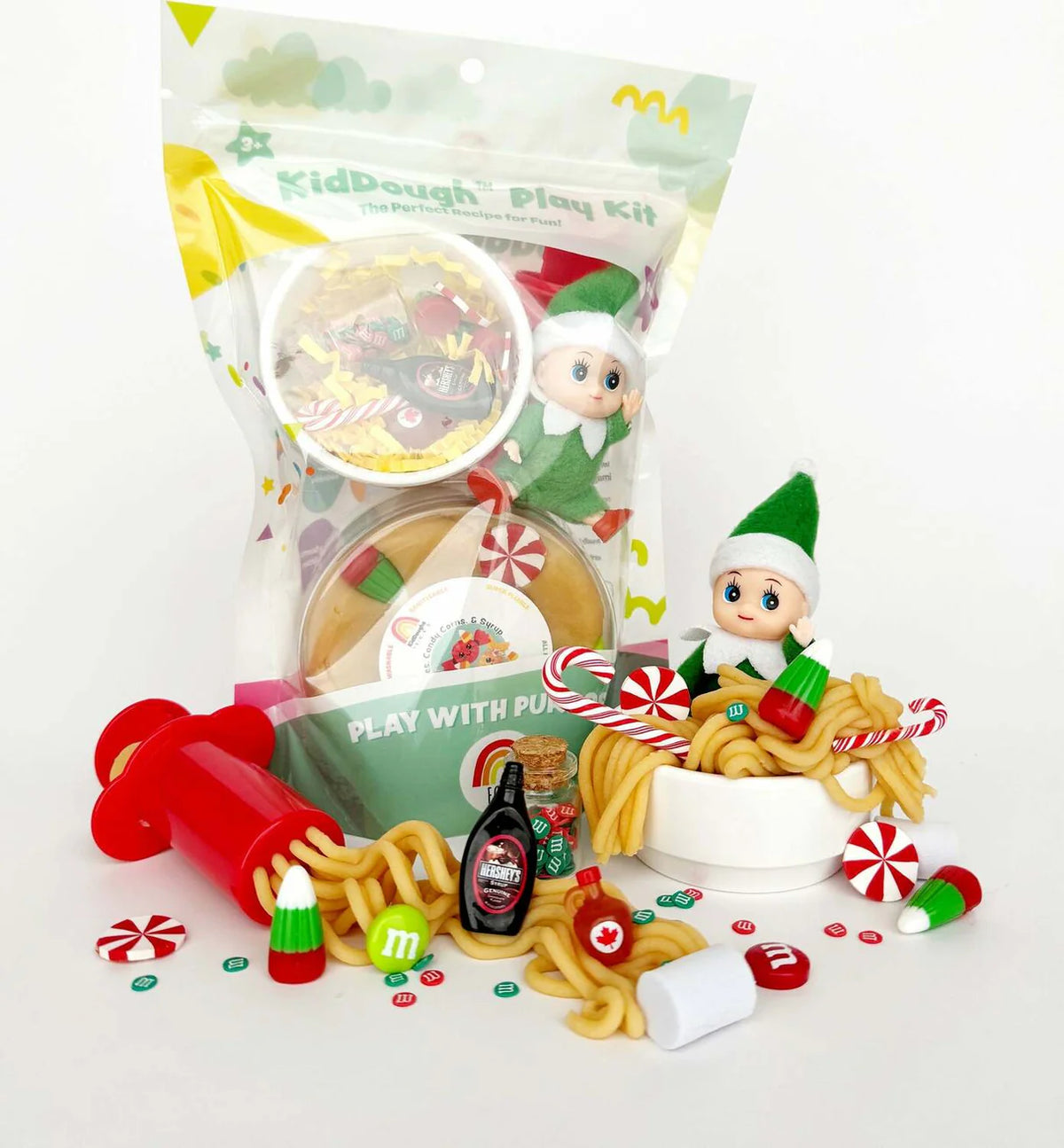 Elf Breakfast (Maple Syrup) KidDough Play Kit - Earth Grown KidDoughs (KidDoughs by EGKD)