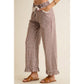 Gingham Ruffle Pants