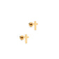 Screwback Stud Earrings - Catherine Cross Gold