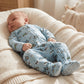 Farm Life Zipper Footie - Sweet Bamboo