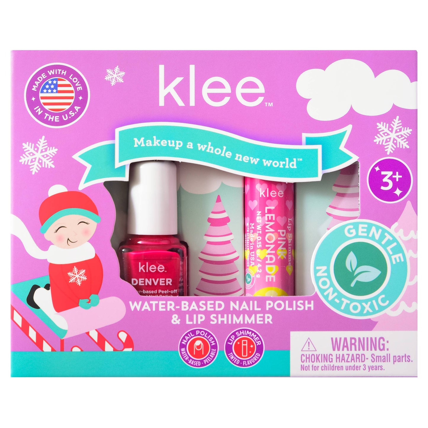 NEW!! Angels' Skates - Water-Based Nail Polish Lip Shimmer: Angels' Skates