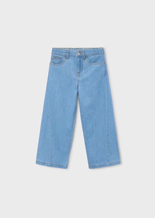 Girls Denim Flare Pants
