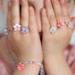 Boutique Shimmer Flower Rings