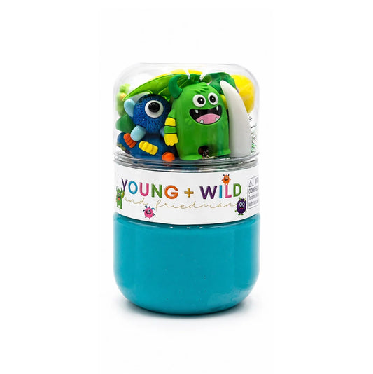 Grab & Go Dough Jar - Colorful Monster - Young+Wild&Friedman