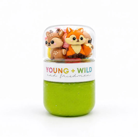 Grab & Go Dough Jar - Fall Animals - Young+Wild&Friedman