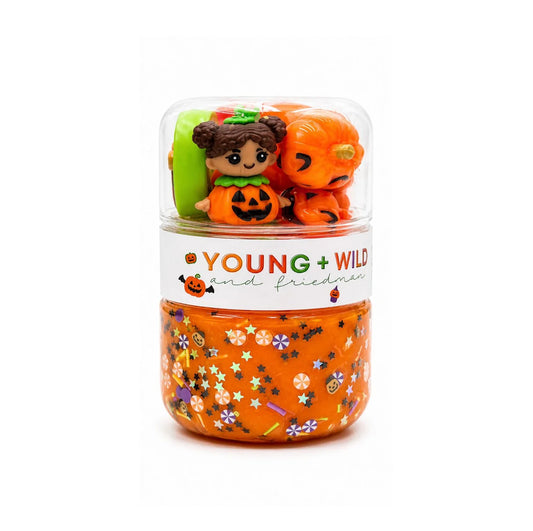 Grab & Go Dough Jar - Jack-O-Lantern - Young+Wild&Friedman