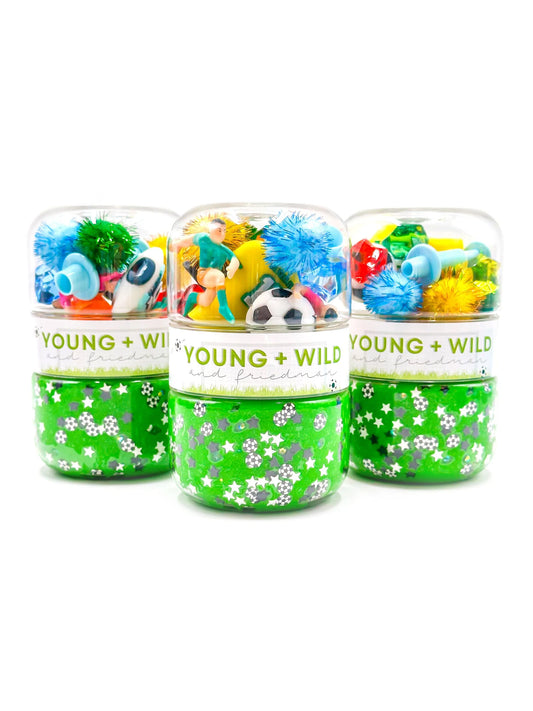 Soccer Grab & Go Dough Jar - Young+Wild&Friedman