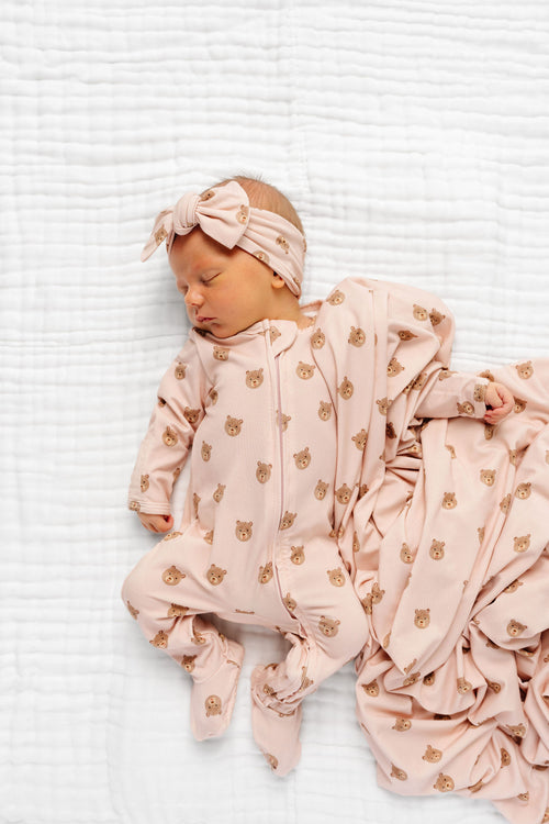 Honey Zipper Footies