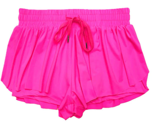 Suzette Kids Fly Away Shorts - Hot Pink