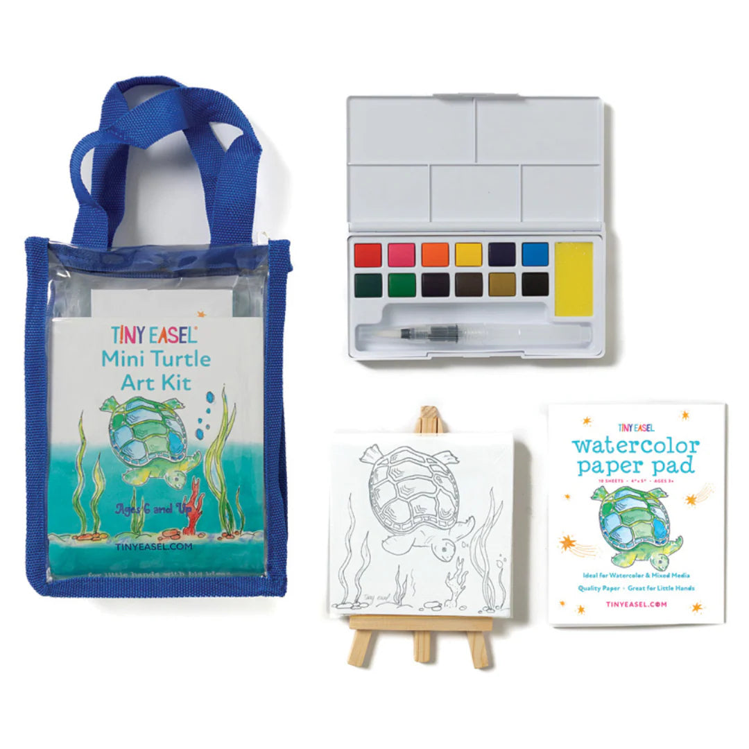 Mini Art Kits Turtle - Tiny Easel