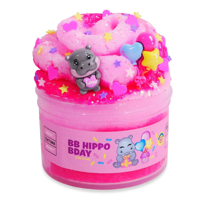 Peachybbies BB Hippo Bday Icee Slime - Peachybbies