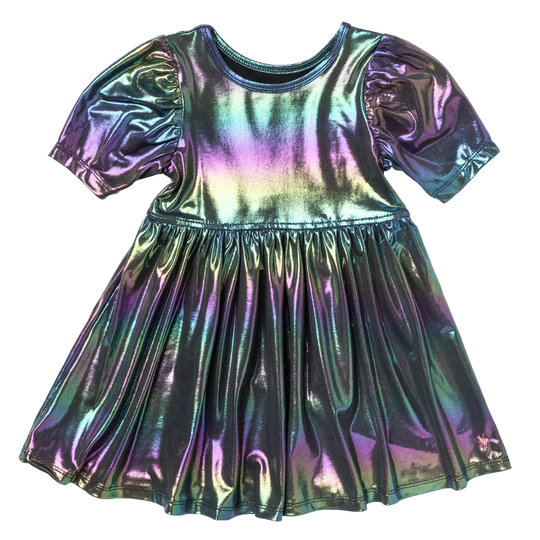 Lame Laurie Dress-Rainbow - Pink Chicken