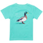 Boys Duck Soft Green Tee - Baby Sweet Pea's Boutique