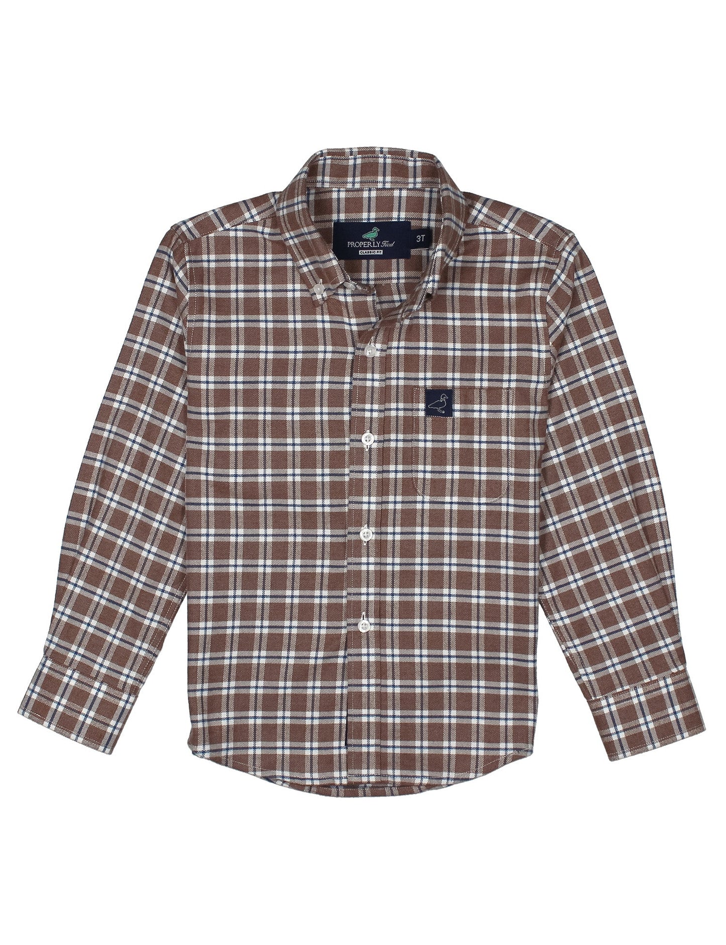 Boys Classic Flannel Saddle