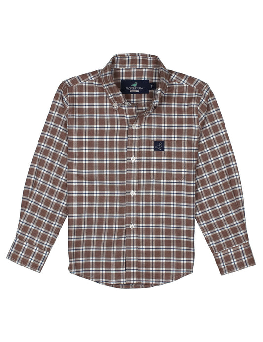 Boys Classic Flannel Saddle