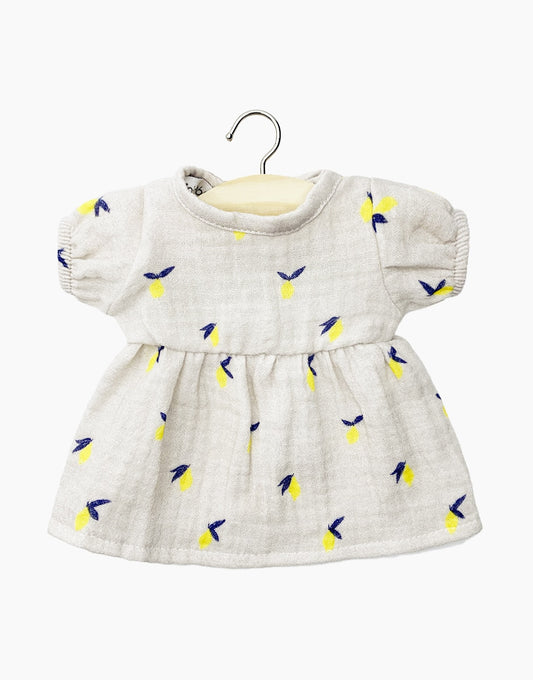 Mini Minikane Doll Dress Lemon Dress - Minikane