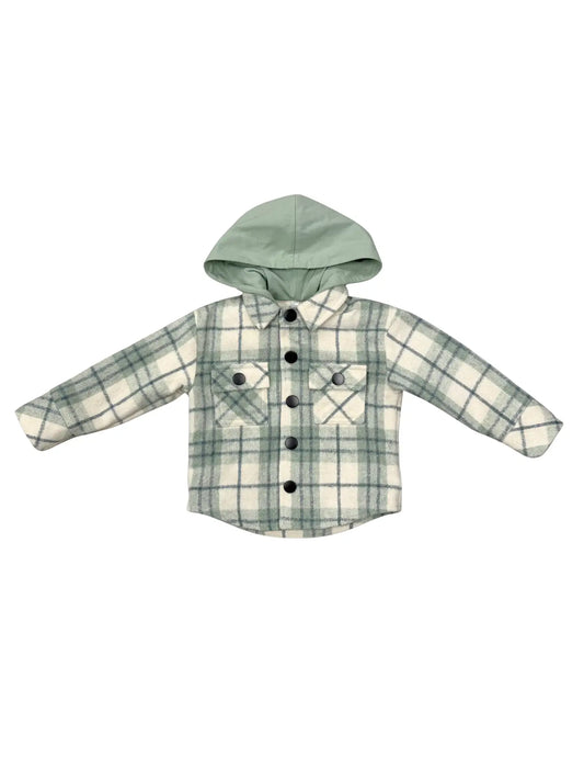 Kid's Hooded Shacket