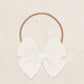 Adventure Bow - Oat Headband