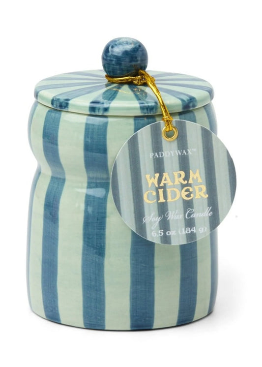 Cabana 6.5 oz Candle- Warm Cider - Paddywax