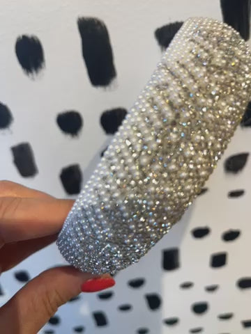 Silver Ombre Crystalized Headband