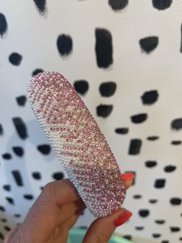 Pink Ombre Crystalized Headband