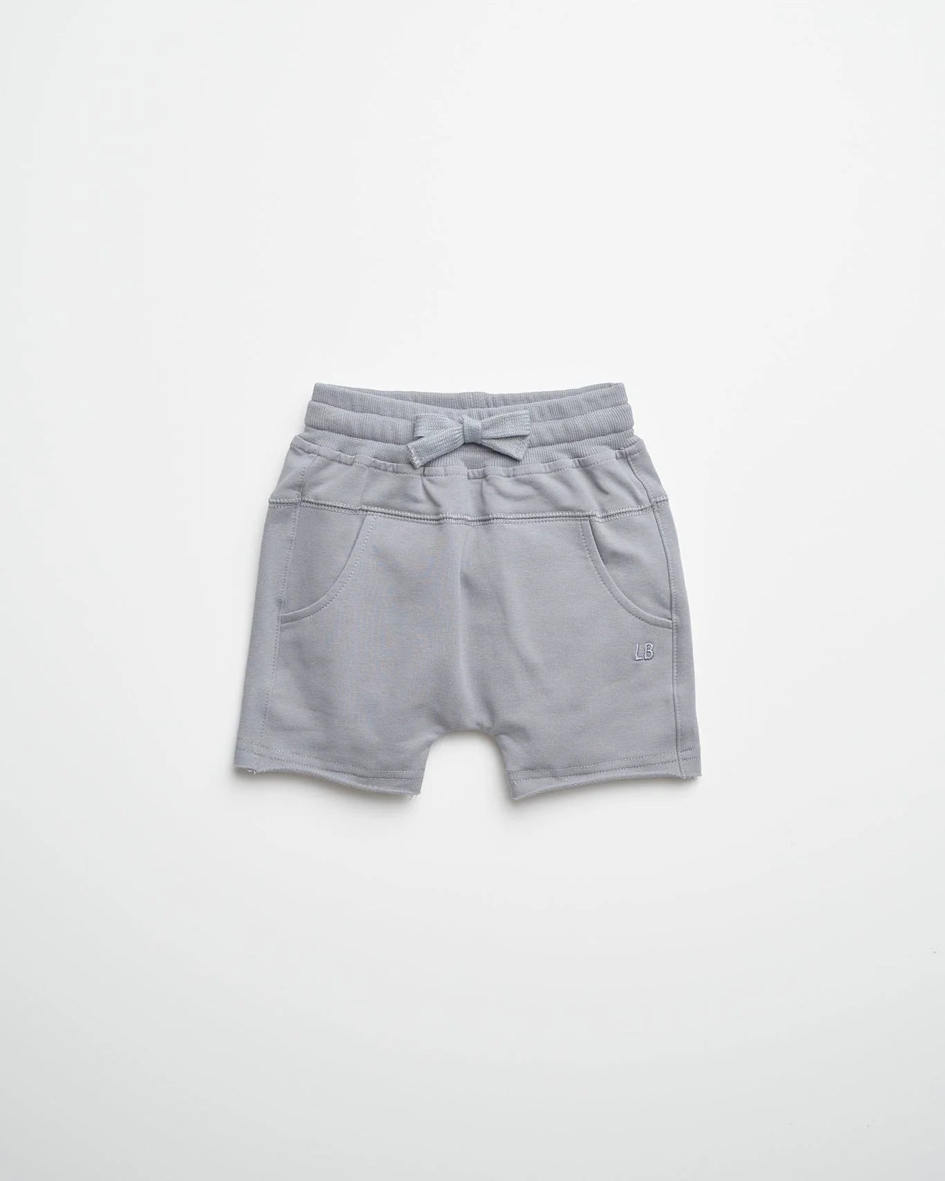 Raw Edge Harem Short - Stormshell - Little Bipsy