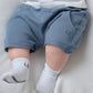 Raw Edge Harem Short - Worn Indigo - Little Bipsy