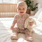 Ruffle Footie - Groovy Love - Sweet Bamboo