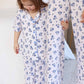 Women's Two Piece Flare Lounge Set | Sapphire Garden - Caden Lane