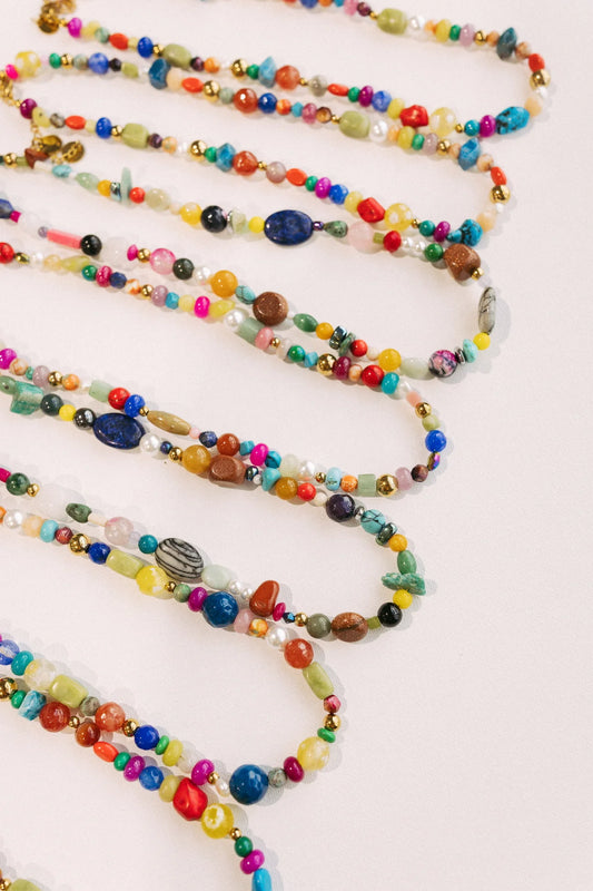 Stevie Colorful Beaded Necklace