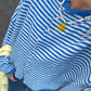 Bolt Blue Striped Cardigan