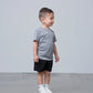 Swoop Elevated Tee - Stormshell - Little Bipsy