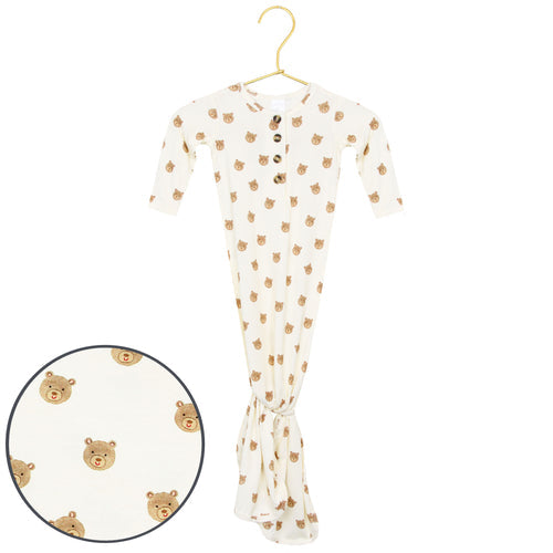 Teddy Knotted Gown - Lou Lou & Co