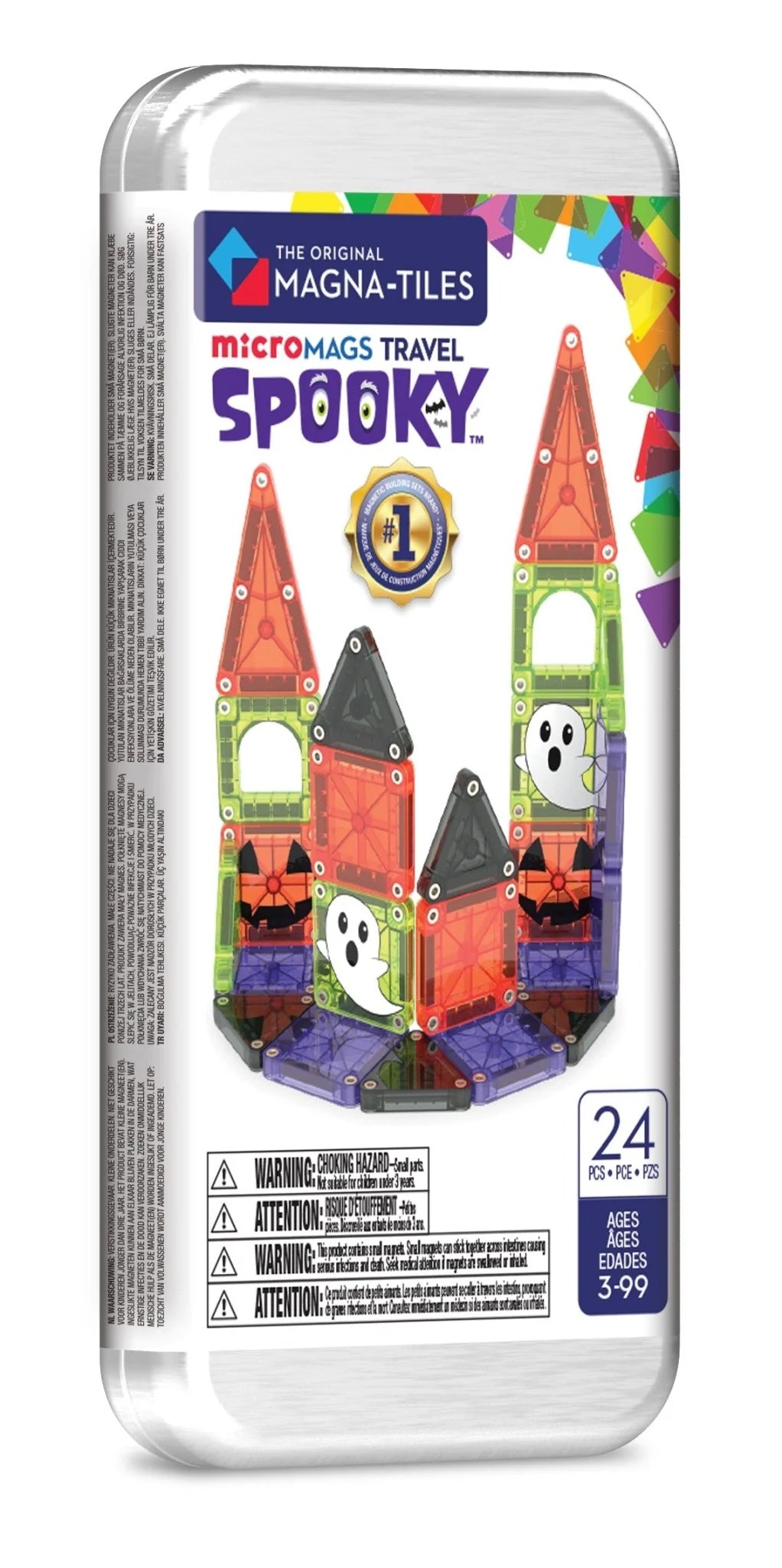 The Original MAGNA-TILES® microMAGS Spooky Travel Set 24-Piece