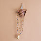 Ziggy Star Layered Necklace - Pink