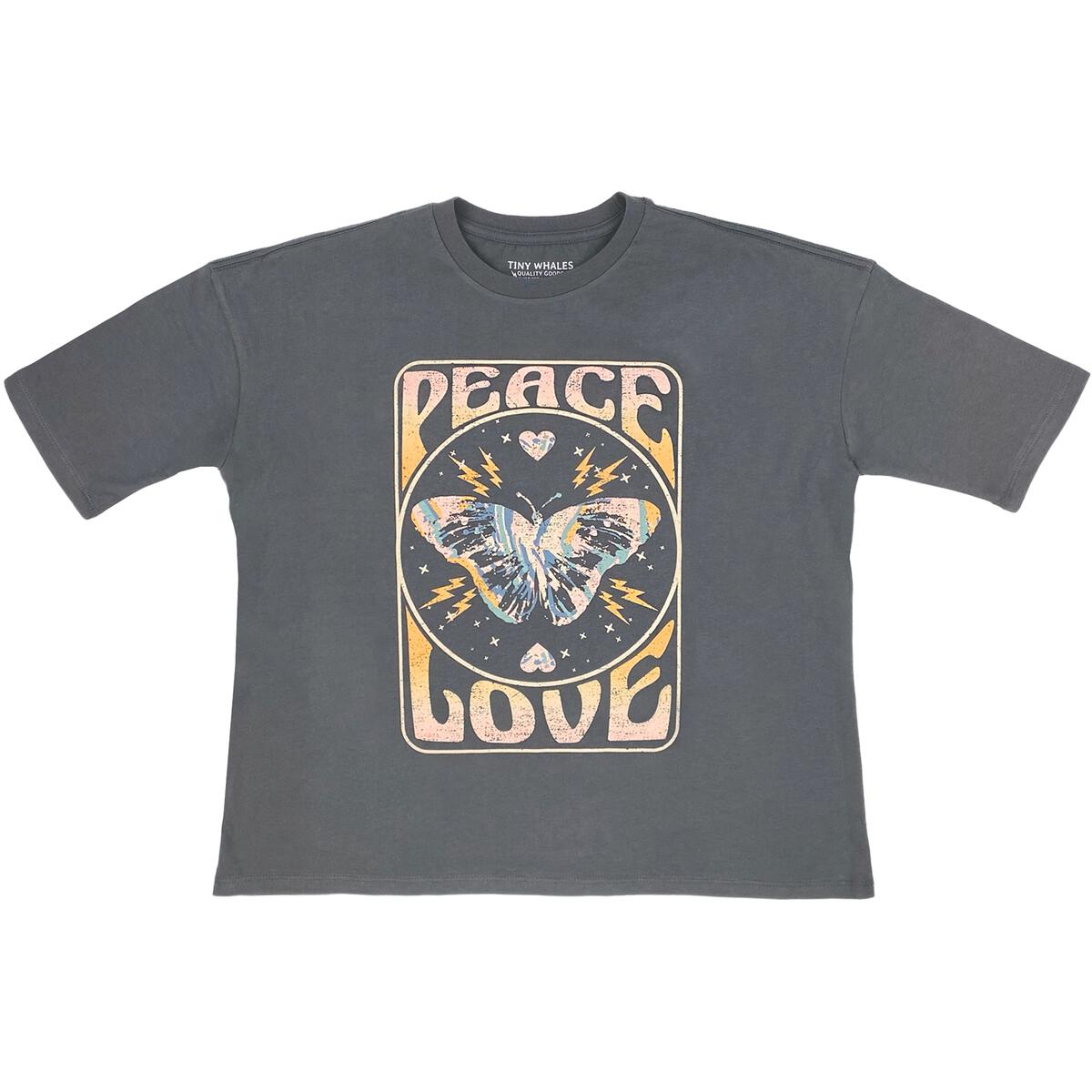 Peace and Love Tee - Tiny Whales