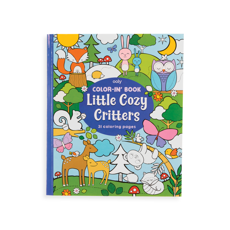 Little Cozy Critters Coloring Book - Baby Sweet Pea's Boutique