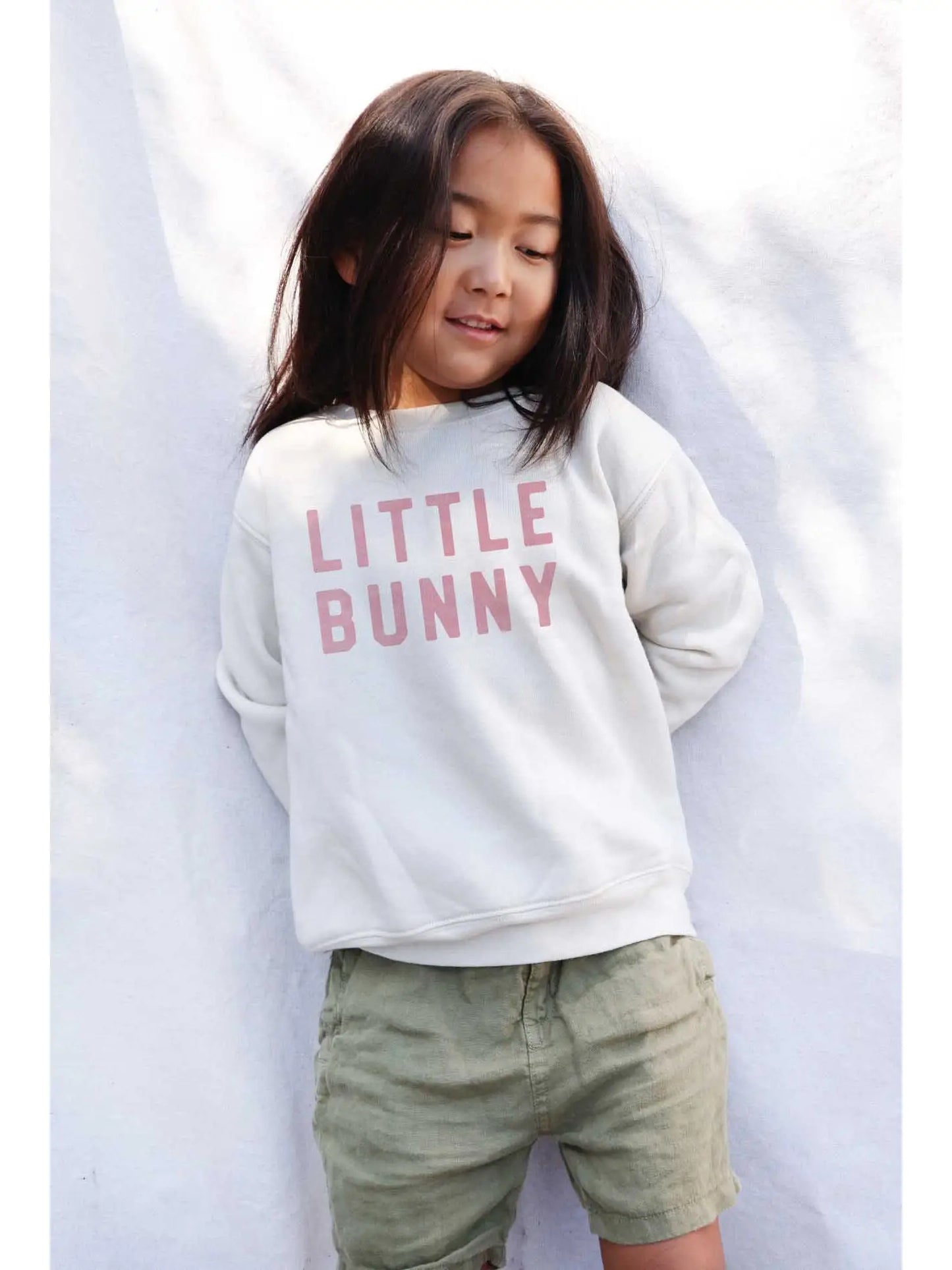 Little Bunny Crewneck Sweatshirt - Oat