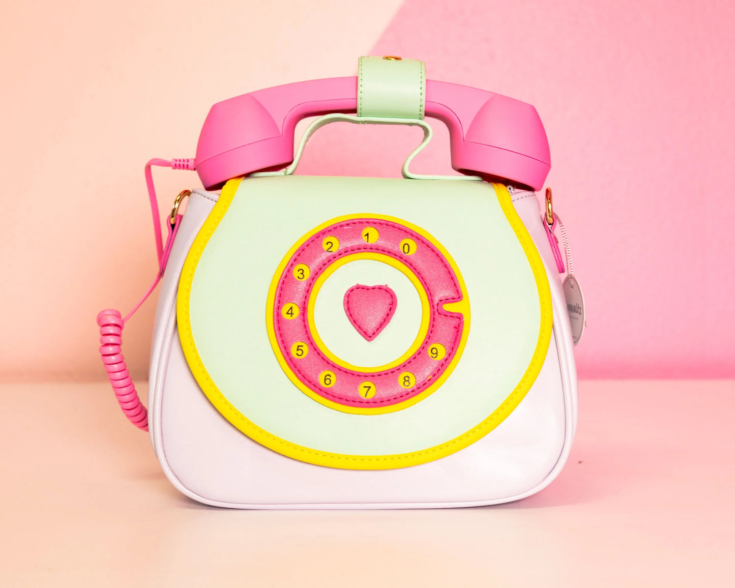 Ring Ring Phone Bag- Cotton Candy Mint Green