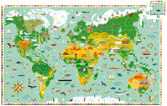 Observation Puzzle Around The World - Djeco