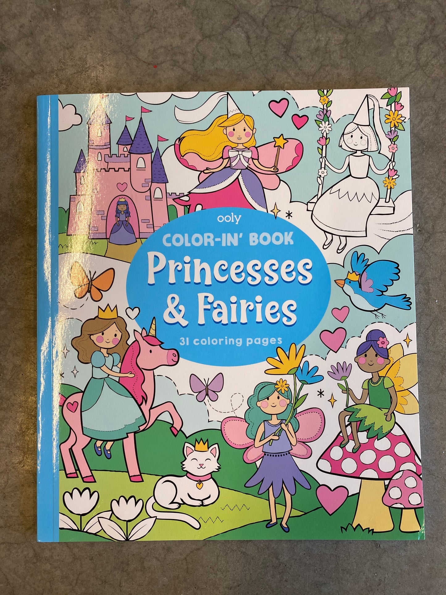 Princess and Faries Coloring Book - Ooly