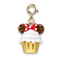 Gold Minnie Cupcake Charm - Charm Its