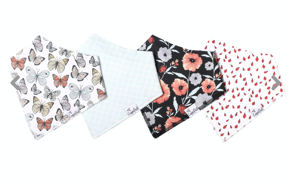 Baby Bandana Bibs- Dot - Copper Pearl